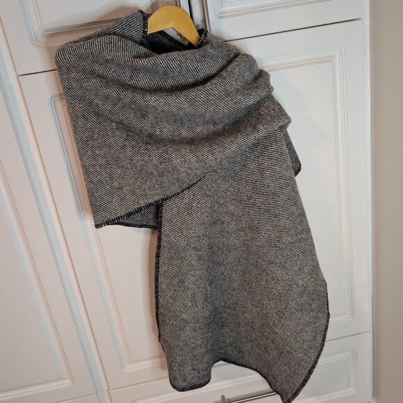 Rare MacAusland’s Woollen Mills Vintage Wool Herringbone Heritage Shawl / Throw - Picture 4 of 11